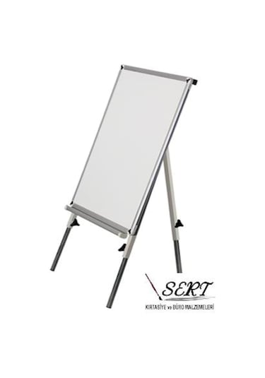 Akyazı Yazı Tahtası 60X85 Ayaklı Laminat Beyaz