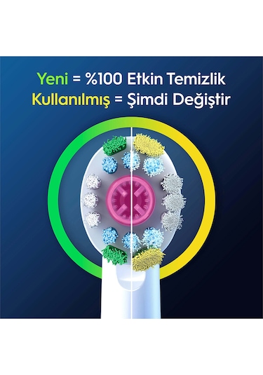 Oral-B Şarjlı Diş Fırçası Yedek Başlığı 3D White X-Filament 4 Adet Ürün