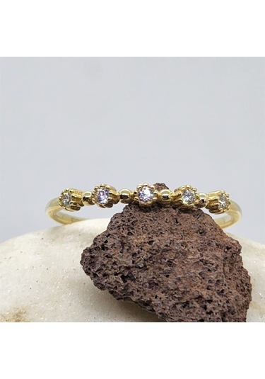 Beş Taş 0,45Ct Pırlanta Montörü Evlilik Alyansı-Pırlanta(Signity 552950240