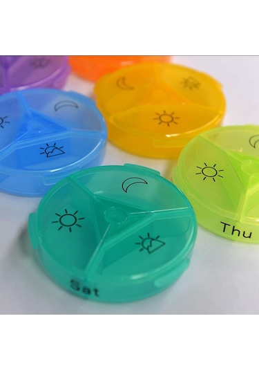 Suntek Haftalık Hap Düzenleyici 7 Gün Günde 3 Kez Hap Diğer