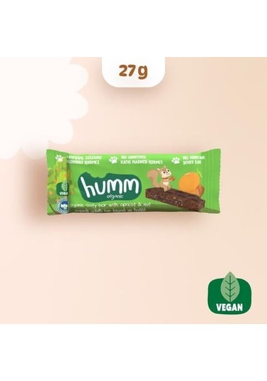 Organik Kayısılı Fındıklı Yulaf Bar 27 Gr 27 G