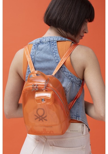 Unıted Colors Of Benetton Kadın Sırt Çantası C.bnt 1455 Turuncu
