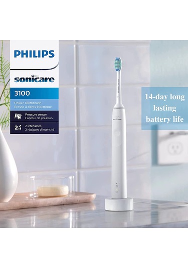 Philips Sonicare 3100 Şarj Edilebilir Elektrikli Diş Fırçası Beyaz
