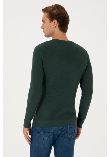 U.s. Polo Assn. Erkek Koyu Yeşil Kazak /triko 50313667-vr079 Koyu Yesıl