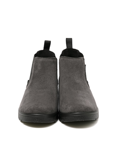 Antracıte Bot Kadın 45 U33 Vx Fly Flot Cloth Woman Ankle Boot Anthracite Antrasit