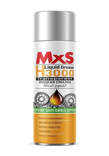 Mxs H3000 Şeffaf Sıvı Gres Sprey 200 ML