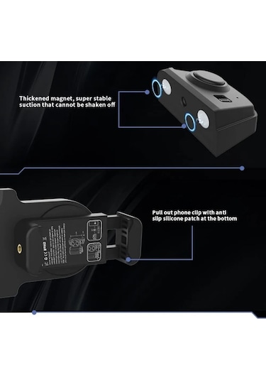Createtech Akıllı Telefon Kamera Kolu Kavrama, Bluetooth Deklanşör, Yüksek Kalite