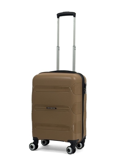 Lucas Polipropilen Kırılmaz Valiz, Kabin Boy Gold