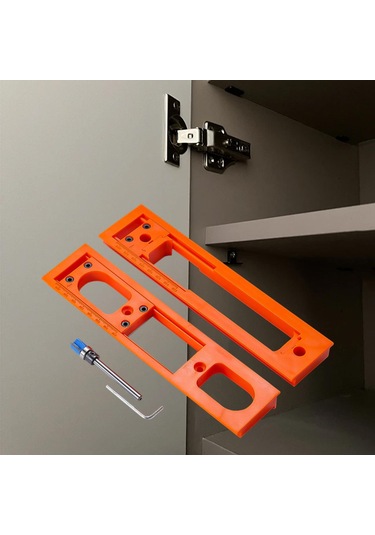 Homyl Kapı Menteşesi Jig Kilidi Ahşap Dolap Donanımı Yuvası 5,5cmx22cm