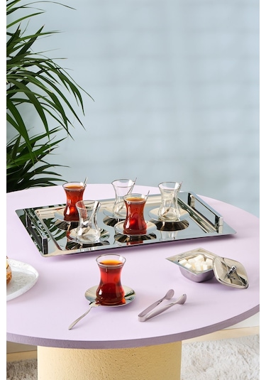 Karaca  Jamıe 40 Parça Çay Seti Platin