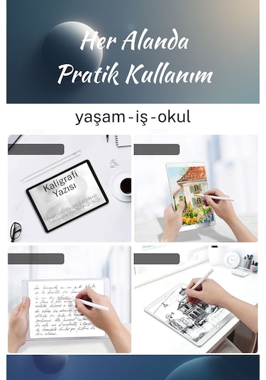 Xiaomi Pad 2 Uyumlu Dokunmatik Ekran Hassasiyetli Universal Elektronik Tablet Kalemi