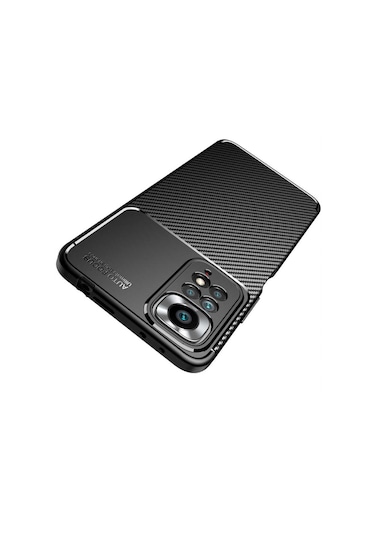 Xiaomi Redmi Note 11 Pro 5G Kılıf Karbon Silikon Case Kapak