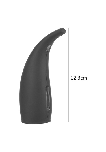 Xurunkeji Ev, Mutfak Ve Ofis İçin Kızılötesi Sensörlü 300ml Otomatik Sabunluk Temassız Sabunluk Siyah