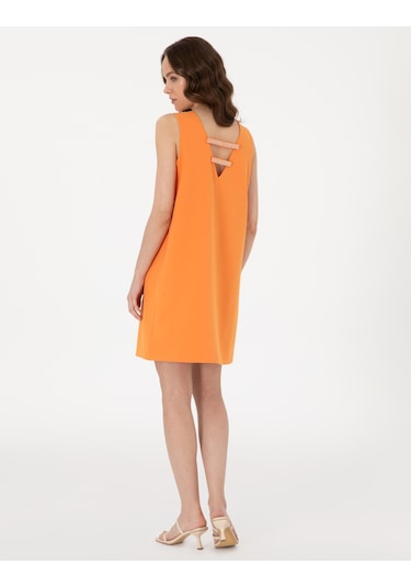 Pierre Cardin Kadın Turuncu Elbise Dokuma 50300936-vr051 Turuncu