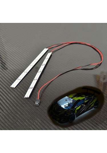 Agoodshop Rc Şasi Işık Dekoratif Led Şerit 6 V 1/10 1/8 Buggy Truck Dıy Accs Için Renk