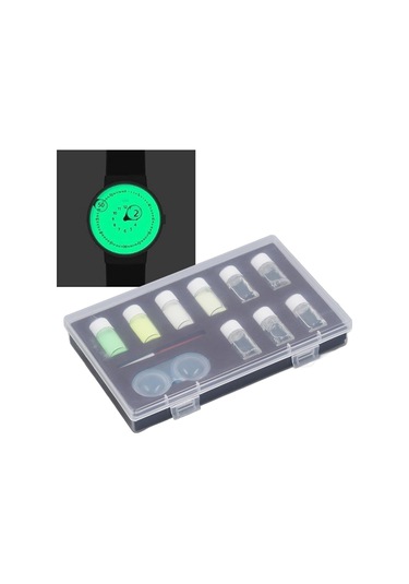 Xurunkeji Saatçilerin Saat Kolları İçin Kolay Karıştırılabilen Işıklı Floresan Tozu Kiti Diğer