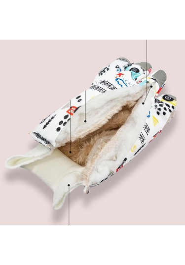 Suntek Çocuklar Kayak Eldivenleri Bisikleti Motosiklet Için S Çok Renkli