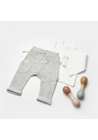 Biorganic Love Our Earth 2'li Bebek Takımı 59817 Kahverengi