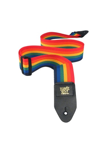 Ernie Ball P04044 Gitar Askısı Rainbow Gökkuşağı Nylon Straps Pol