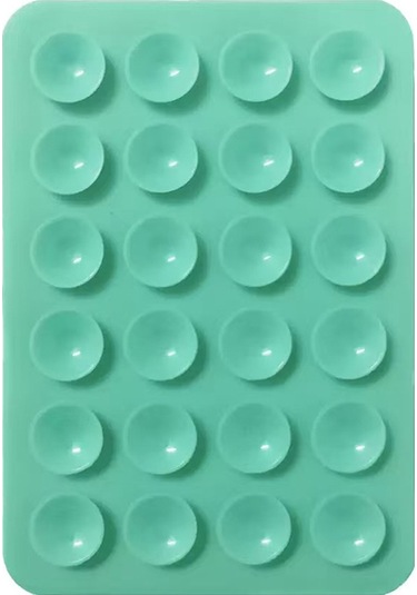 Kilifone - Çift Taraflı Silikon Telefon Tutucu Öpücüklü 02 - Turkuaz - T37818 Turkuaz