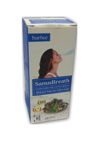 Harbee Sanusbreath Bitkisel Sıvı Gıda Takviyesi 100 ML