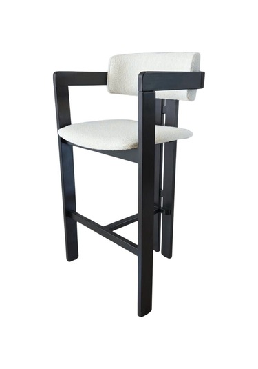 Narvik Bar Sandalyesi Siyah