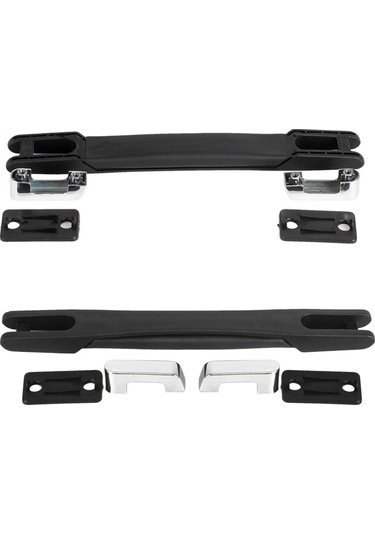 Homyl Bagaj Çantası Sapı Taşıma Seyahat Sandığı Için Tutacak Siyah Çok Renkli