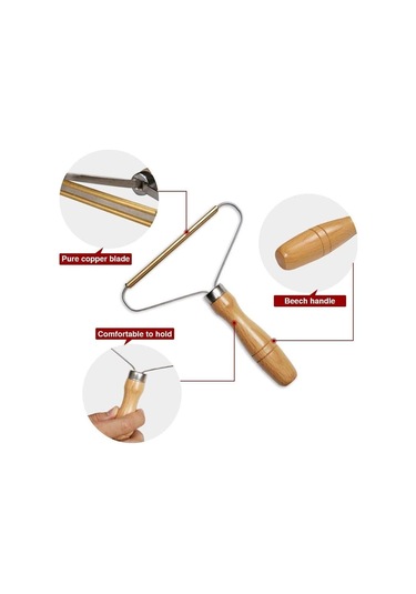 Tüy Tıraş Makinesi, 2 Parça, Ahşap Saplı