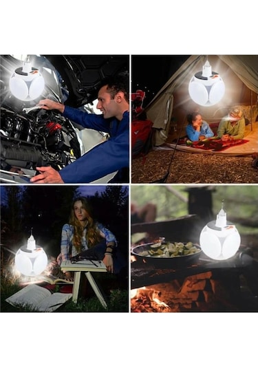 Solar Güneş Enerji Ve Usb Sarjlı 5 Kanatlı Bahçe Aydınlatma Led A (546224264)