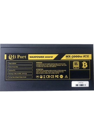 Hi Port Maxpower 2000w 90+ Altın Güç Kaynağı