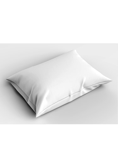 Maki %100 Pamuklu Beyaz 2 Adet 50X70 Yastık Kılıfı