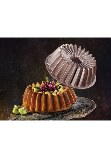 Brillant Lüks Döküm Kek Kalıbı 26 Cm Granit Kek Kalıbı