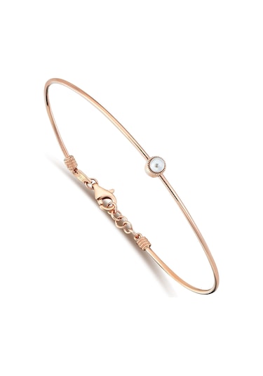 Reis Kuyumculuk T9714 Thin Pearl Bangle Altın Bilezik