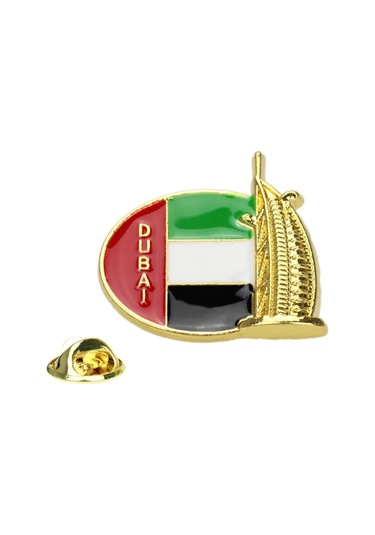 Dünyaca Ünlü Bina Broşu Kalp Şekli Bayrağı Hatıra Anı Çinko Mp276-2 Mp276-2