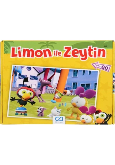 Limon Ile Zeytin 60 Parça Puzzle (Ca Games)