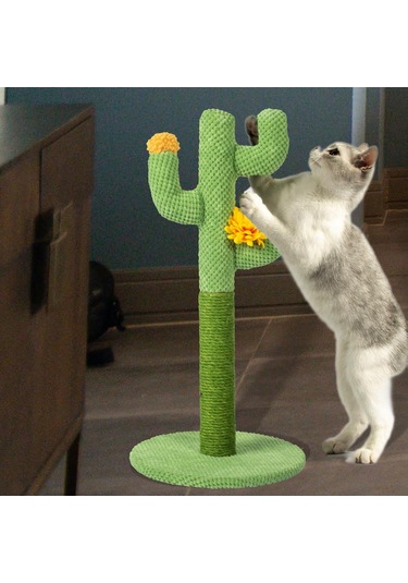 Suntek Pet Kedi Tırmalama Direği Sisal Halat Ağacı Büyük