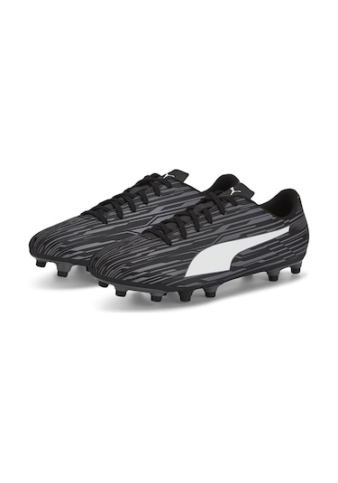 Puma 10657202 Rapido III Fg/Ag Erkek Futbol Ayakkabı Siyah