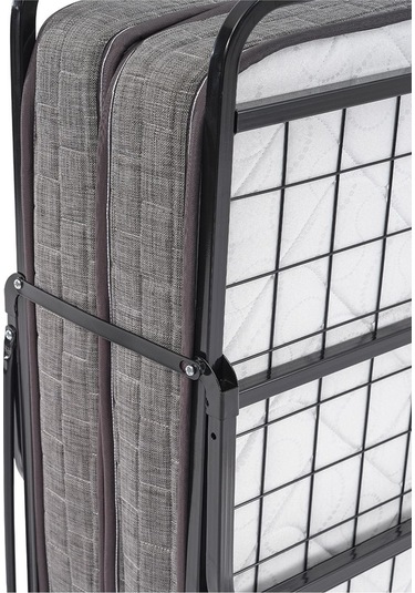 Aksviva Miranda Tek Kişilik Katlanır Somya Ek Yatak Siyah