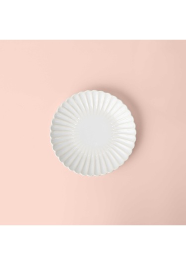 Linens Coral Pasta Tabağı 20,5 Cm Ekru Ekru