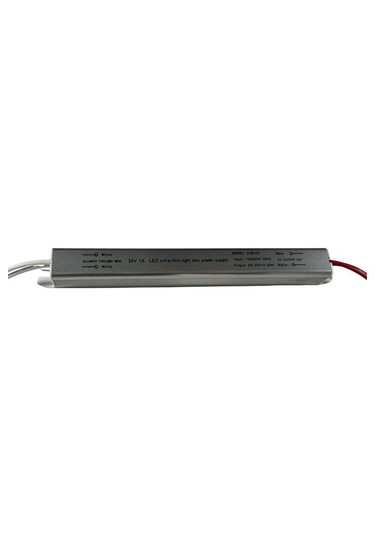 Ultra Slim İnce Parmak Led Adaptör 24 Volt 1 Amper 24 Watt 16x2x2cm