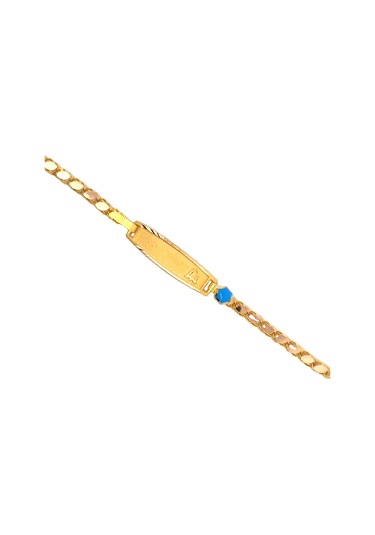 Cigold Taşlı Çocuk Bileklik 14 Ayar Altın 1.84 Gr Oa-c11203029266 Renkli Çok Renkli