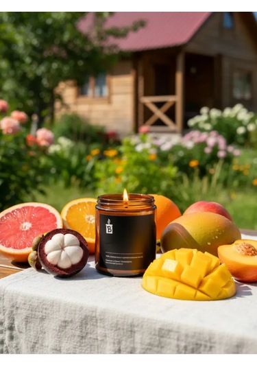 Banka Home Parfümlü Mum "greyfurt Ve Mangosten" 120 Ml 103548099 Siyah