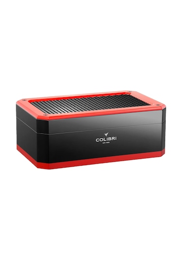Colibri Rally Humidor Puro Kutusu Piano Siyah/kırmızı 120's