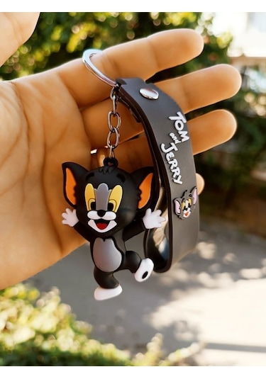 Tom Ve Jerry Anahtarlık - Gri