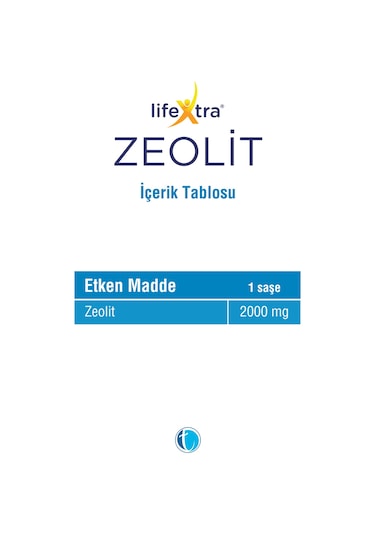 Tab Ilaç Zeolit 2000 mg 45 Saşe