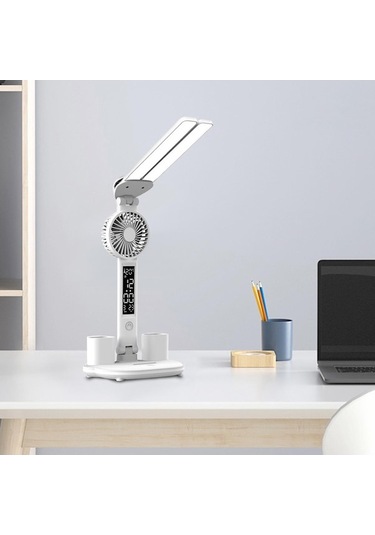 Maoyaya Suntek Fanlı Kalemlikli Masa Lambası Çiftli Merkez Ofis, Güçlü Filtreli Diğer