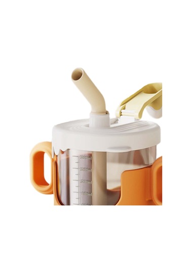 Dolıty Damlatmaz Bardak 10 Oz Karikatür Taşınabilir Turuncu