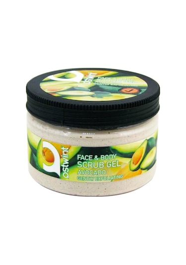 Ostwint Scrub Jel Avakado Özlü Yüz ve Vücut Peelingi 300 ML