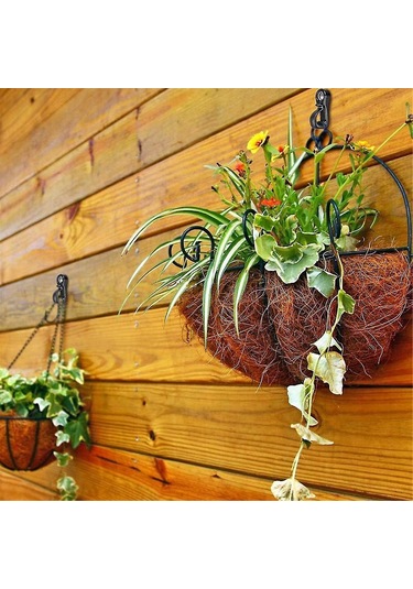 40'lı Paket Q Askılar, Garaj Dış Mekan Gevşek Tel Peri Led Işıkları İçin Vidalı Noel Işık Askıları, Siyah