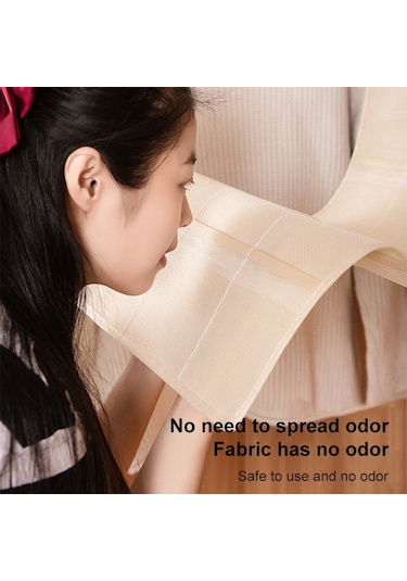 6 + 6 Izgaralı İç Çamaşırı Saklama Çantası Dokumasız Çift Taraflı Asılı Saklama Çantası Gri Çok Renkli